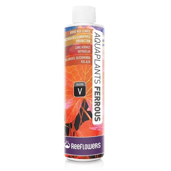 ReeFlowers AquaPlants Ferrous V 250 ML ( Demir Bitki Gübresi ) SKT: 07/2023 ürün görseli 1