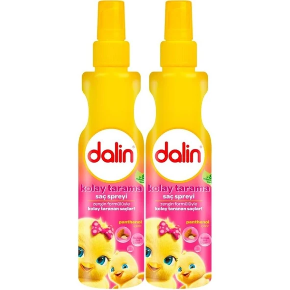 Dalin Kolay Saç Tarama Spreyi 200ML Badem Özlü (2 Li Set) ürün görseli 1