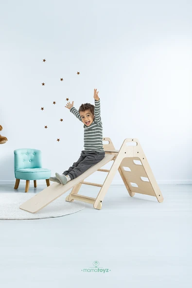 Piky Pikler Triangle ve Slide - Tırmanma Üçgeni ve Kaydırak ürün görseli 1