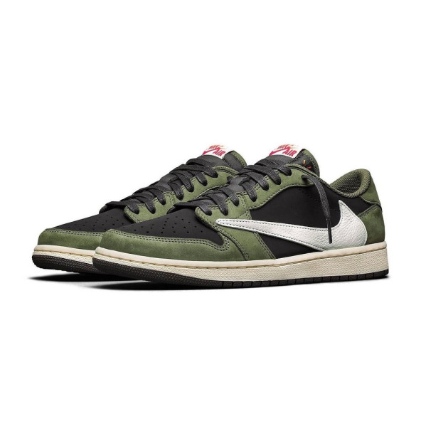 PTTAVM: Nike Air Jordan 1 Low Travis Scott x Olive