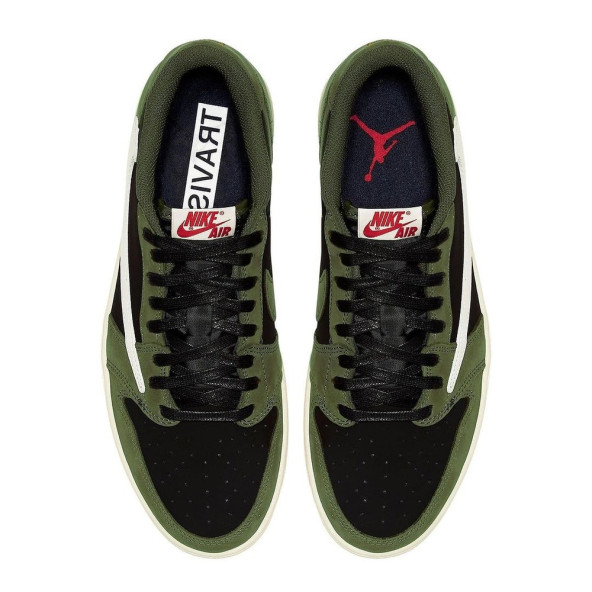 PTTAVM: Nike Air Jordan 1 Low Travis Scott x Olive