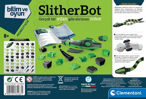 Clementoni Robotik Laboratuvarı - Slitherbot Oyuncak ‎64467 - Resim 3