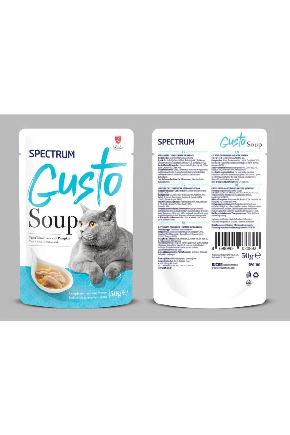 Kedi Balkabaklı Ve Ton Balıklı Kedi Çorbası ürün görseli 1