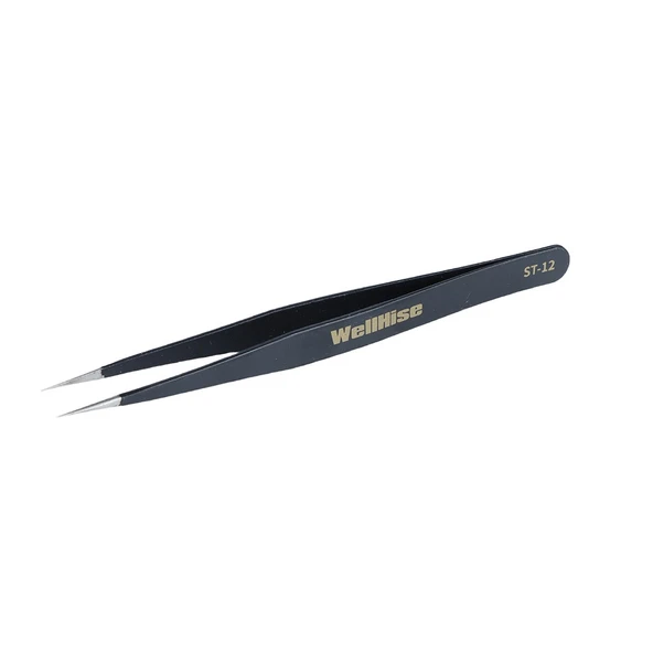 WellHise ST-12 AntiStatik Tweezers Cımbız ürün görseli 1