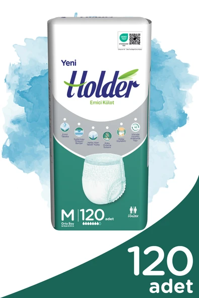 Holder Emici Külot Yetişkin Hasta Bezi Orta Boy ( Medium ) 30 x 4 Adet ürün görseli 1