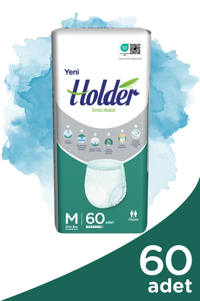 Holder Emici Külot Yetişkin Hasta Bezi Orta Boy ( Medium ) 30 x 2 Adet ürün görseli 1