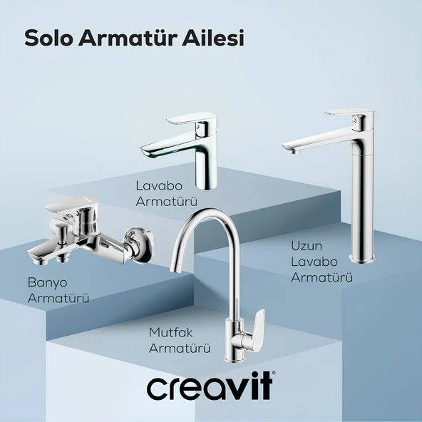 Creavit Solo Krom Banyo Bataryası SO2500 - Resim 5