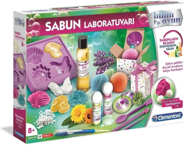 Clementoni - 64433 - Bilim ve Oyun - Sabun Laboratuvarı ürün görseli 1