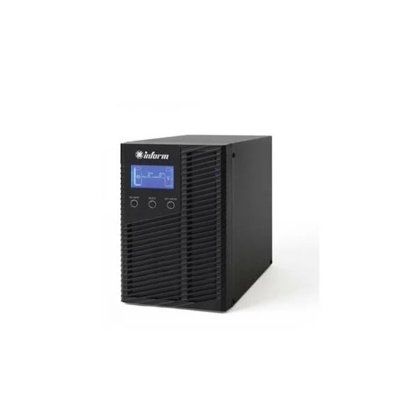 Inform Sınus Evo 1Kva 2X9Ah Lcd Onlıne Ups 7/20 Dk - Resim 2