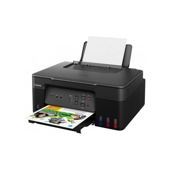 Canon Pıxma G3430 Renkli Mürekkep Mega Tanklı Yazıcı Tarayıcı Fotokopi Wifi ürün görseli 1