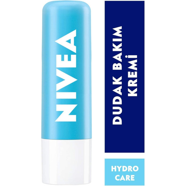 NIVEA Hydro Care Dudak Bakım Kremi, 24 Saat Nem, Aloe Vera, Saf Su ve Doğal Yağlar, SPF 15, Gün Boyu Dudak Bakımı, 4,8g ürün görseli 1