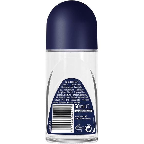 Nivea Men Fresh Active Roll-On Deodorant 50 ml ürün görseli 1