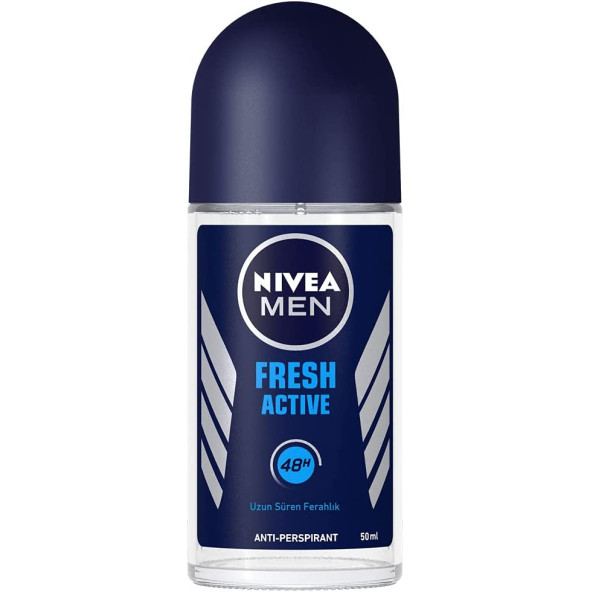 Nivea Men Fresh Active Roll-On Deodorant 50 ml - Resim 2