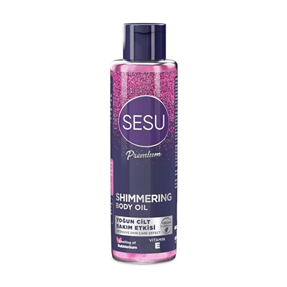 Sesu Simli Cilt Bakım Yağı 150ML (Shımmering Body Oıl) ürün görseli 1