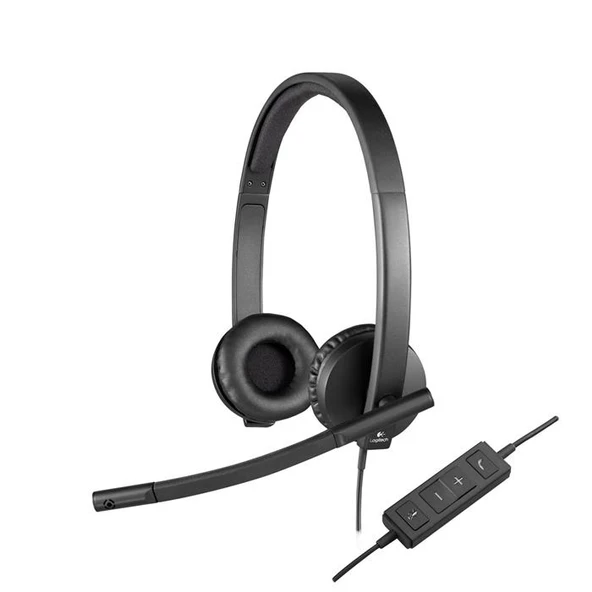 Logitech H570E Usb Stereo Kulaklık 981-000575 - Resim 2