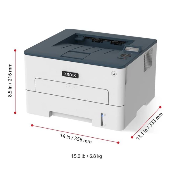 Xerox B230V_DNI A4 Siyah Beyaz Tek Fonksiyonlu Duplex Laser Yazıcı 34 Ppm Wireless ürün görseli 1