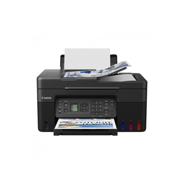 Canon Pıxma G4470 Renkli Mürekkep Mega Tanklı Yazıcı Tarayıcı Fotokopi Fax Wifi Bulut Adf ürün görseli 1