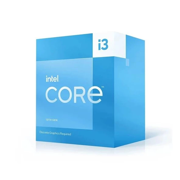 Intel Core İ3-13100F 3.40Ghz 12Mb 1700P 13.Nesil Fanlı ürün görseli 1