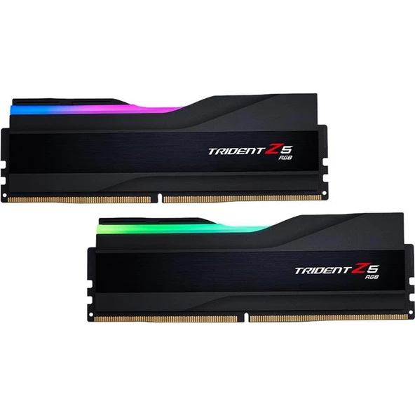 GSKILL F5-6000J3636F16GX2-TZ5RK 32GB (2X 16GB) DDR5 6000MHZ CL36 DUAL KIT RGB PC RAM TRIDENT Z5 ürün görseli 1