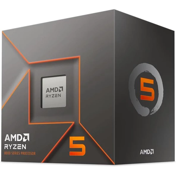 Amd Ryzen 5 8400F 4.20Ghz 16Mb Am5 Box İşlemci (Grafik Kart Yok, Fan Var) ürün görseli 1