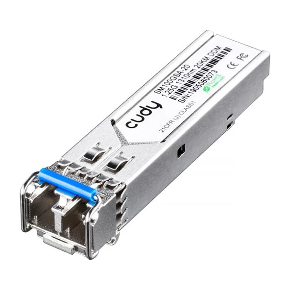 Cudy Sm100Gsa-20 Singlemode 1.25Gb/S Fiber Sfp Modül ürün görseli 1