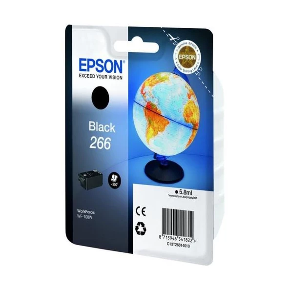 Epson 266 Black Siyah Mürekkep Kartuş T26614010 ürün görseli 1