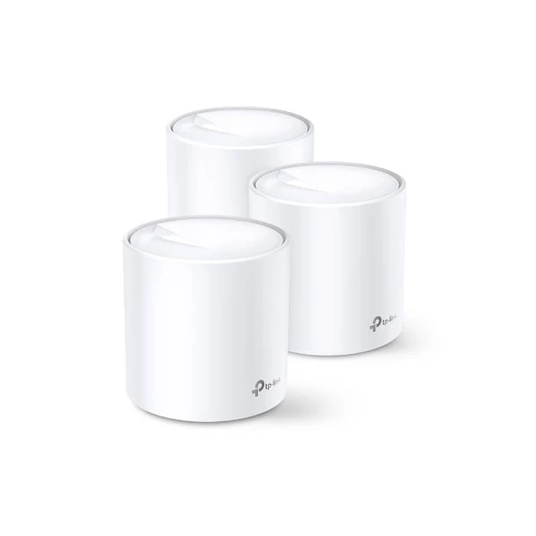 Tp-Link Deco X50 3Lü Wi-Fi 6 Ax3000 Tüm Evi Kapsayan Mesh Wifi Sistemi ürün görseli 1