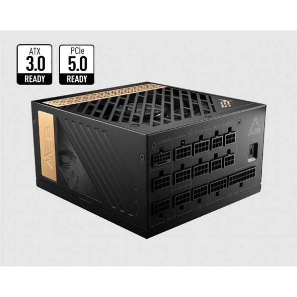Msı Psu Meg Aı1300P Pcıe5 1300W 80+ Platınum Power Supply ürün görseli 1