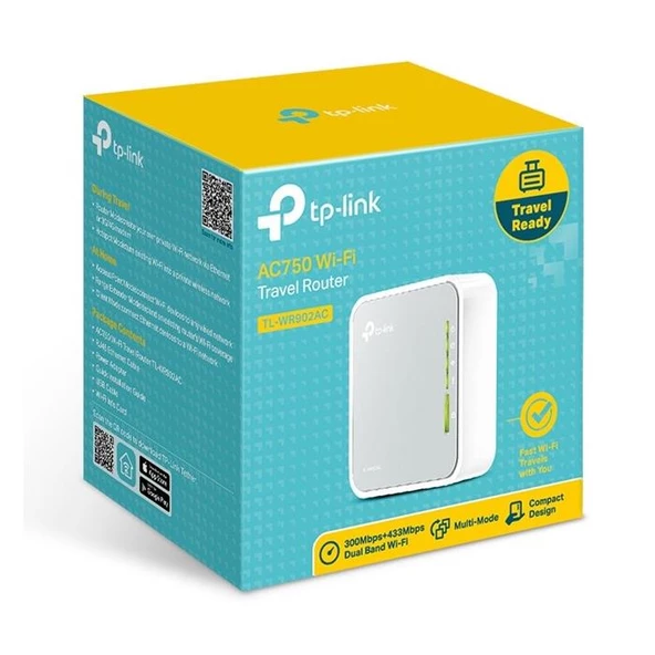 Tp-Link Tl-Wr902Ac 750Mbps Travel 3G Router ürün görseli 1