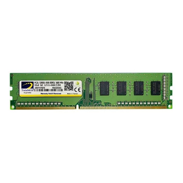 Twinmos 8 Gb Ddr3 1600 1.35 Pc Mdd3L8Gb1600D ürün görseli 1