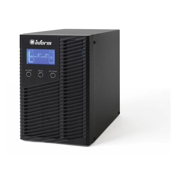 Inform Sınus Evo 1Kva 2X7Ah Lcd Onlıne Ups 6/14 Dk ürün görseli 1