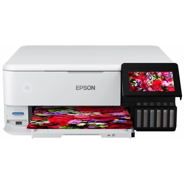 Epson L8160 Yazıcı-Tarayıcı-Fotokopi Renkli Mürekkep Tanlı Yazıcı (6 RENK) ürün görseli 1