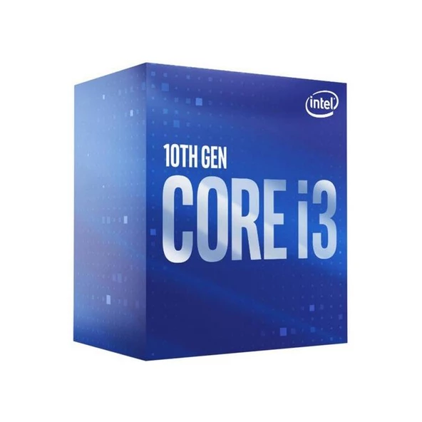 INTEL CORE i3 10100 6MB 4çekirdekli O/B UHD630 1200p 65w Kutulu+Fanlı ürün görseli 1