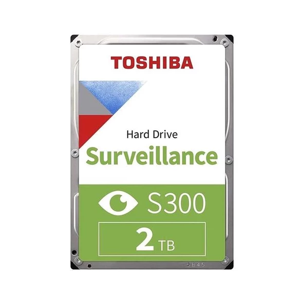TOSHIBA S300 HDWT720UZSVA 2TB 3.5" 128MB SATA-3 Güvenlik Diski ürün görseli 1