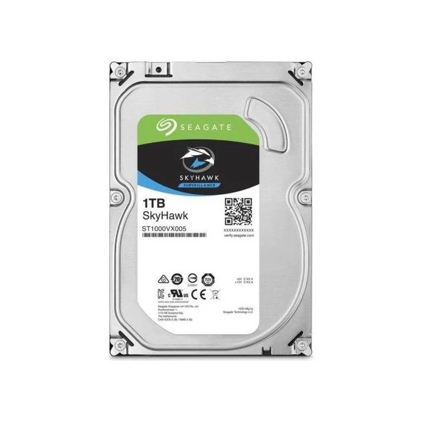 Seagate 1Tb Skyhawk 3,5" 64Mb 5900Rpm St1000Vx005 Harddisk(100.30.10.0034) ürün görseli 1