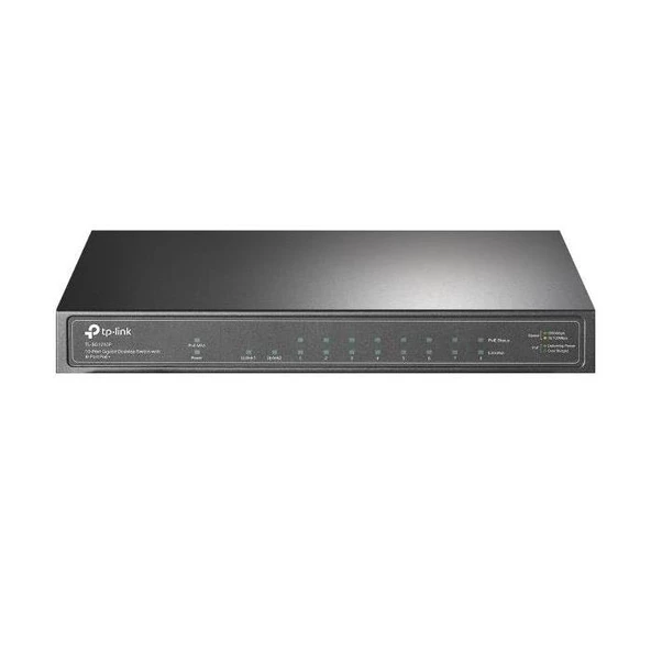 TP-Link TL-SG1210P 10-Port Gigabit Desktop Switch with 8-Port PoE+ ürün görseli 1