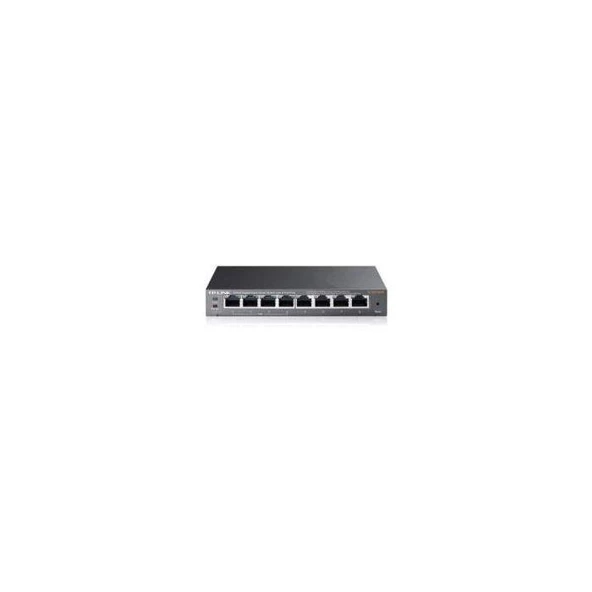 Tp-Link TL-SG108PE 8 Port 4 Port Poe+ 10-100-1000 Mbps  Easy Smart Switch Çelik Kasa ürün görseli 1