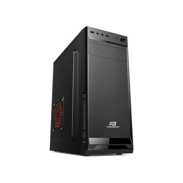 PowerBoost VK-A002S 250w ATX Shiny Piano Siyah Kasa VK-A002S ürün görseli 1