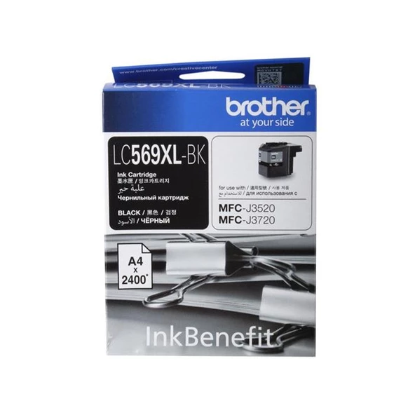 BROTHER LC-569XLBK Siyah Mürekkep Kartuş ürün görseli 1