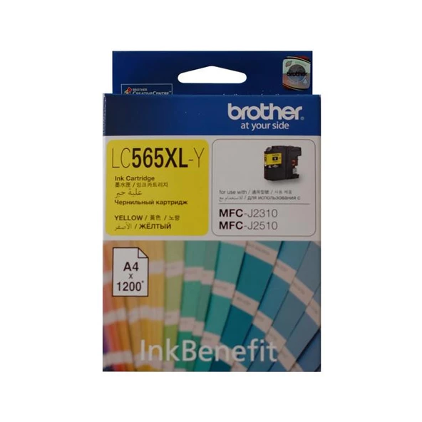 Brother Lc565Xly Sarı 1200 Sayfa Kartus Mfc-J3720 ürün görseli 1