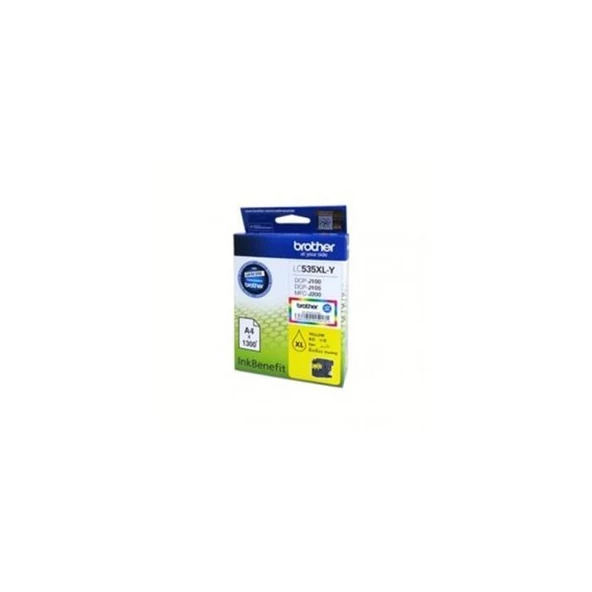 Brother Lc535Xly Dcp-J105  Mfc-J200 Sarı Kartus 1300 Sayfa ürün görseli 1