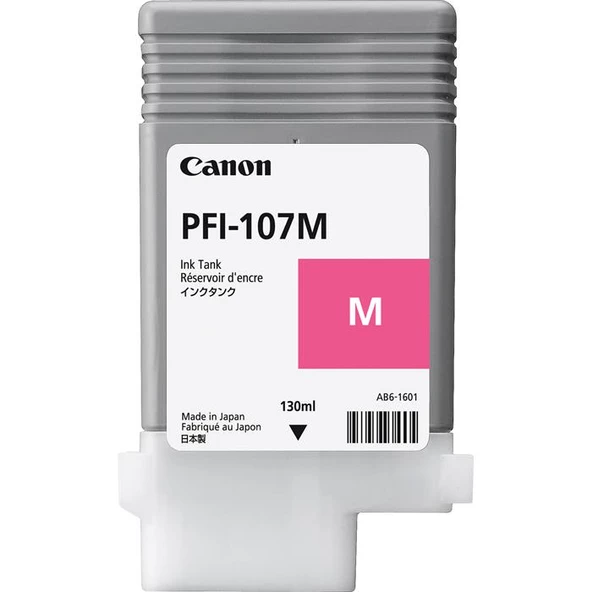 Canon PFI-107M Magenta Kırmızı Plotter Kartuş IPF770-775 ürün görseli 1
