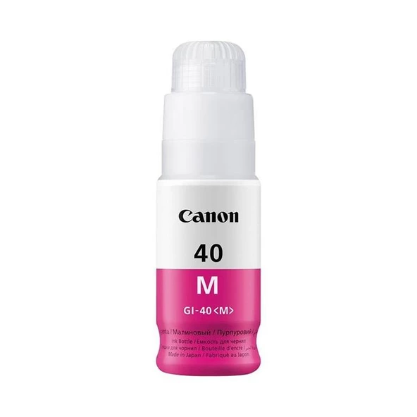 Canon GI-40M Magenta Kırmızı Şişe Mürekkep G6040-G5040 ürün görseli 1
