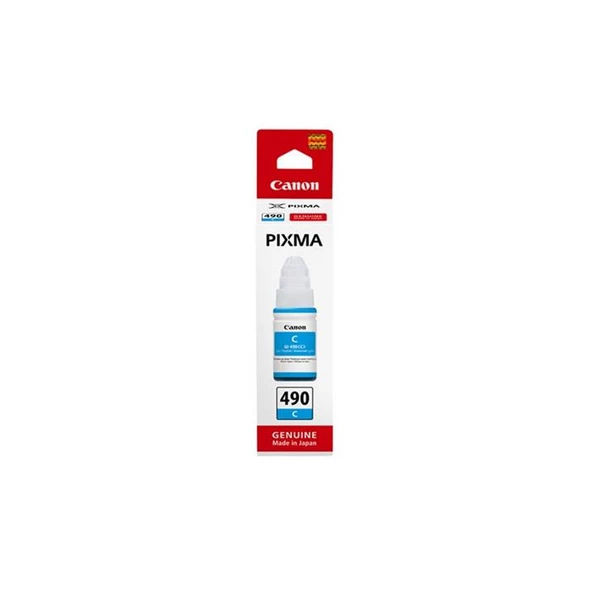 Canon GI-490C Cyan 70ml Mürekkep ürün görseli 1