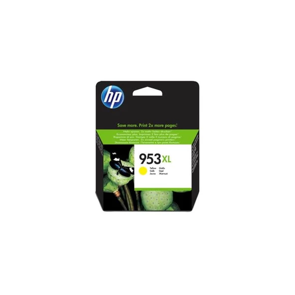 HP 953XL F6U18A Yellow Sarı Yüksek Kapasite Kartuş ürün görseli 1