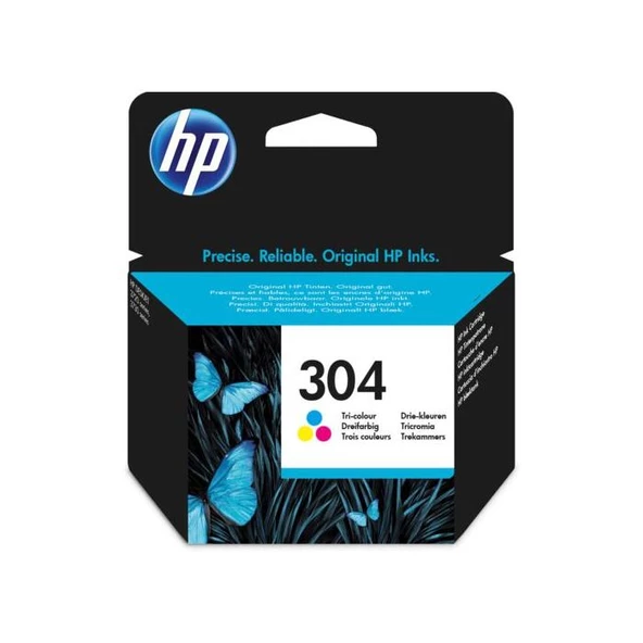 Hp N9K05Ae Mürekkep Üç Renk Kartuş (304) ürün görseli 1