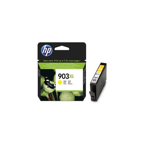 Hp T6M11Ae Yüksek Kapasiteli Sarı Orijinal Mürekkep Kartuş 903Xl ürün görseli 1
