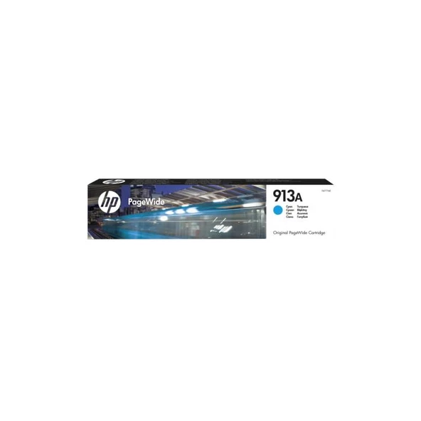 HP 913A Cyan Mavi Pagewide Kartuş F6T77AE ürün görseli 1