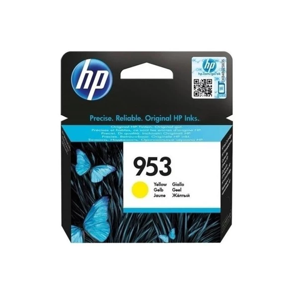HP 953 Yellow Sarı F6U14AE ürün görseli 1