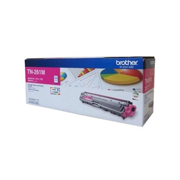 Brother TN-261M 1.400 Sayfa Magenta Kırmızı Toner HL-3150-3170 MFC-9140-9330 ürün görseli 1